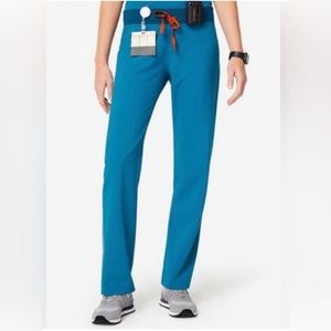 💙 FIGS Women Livingston™ Basic Scrub Pants EUC Alps Blue Size Small